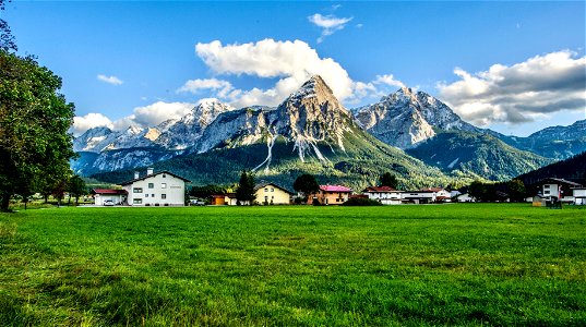 View Zugspitze from Austria