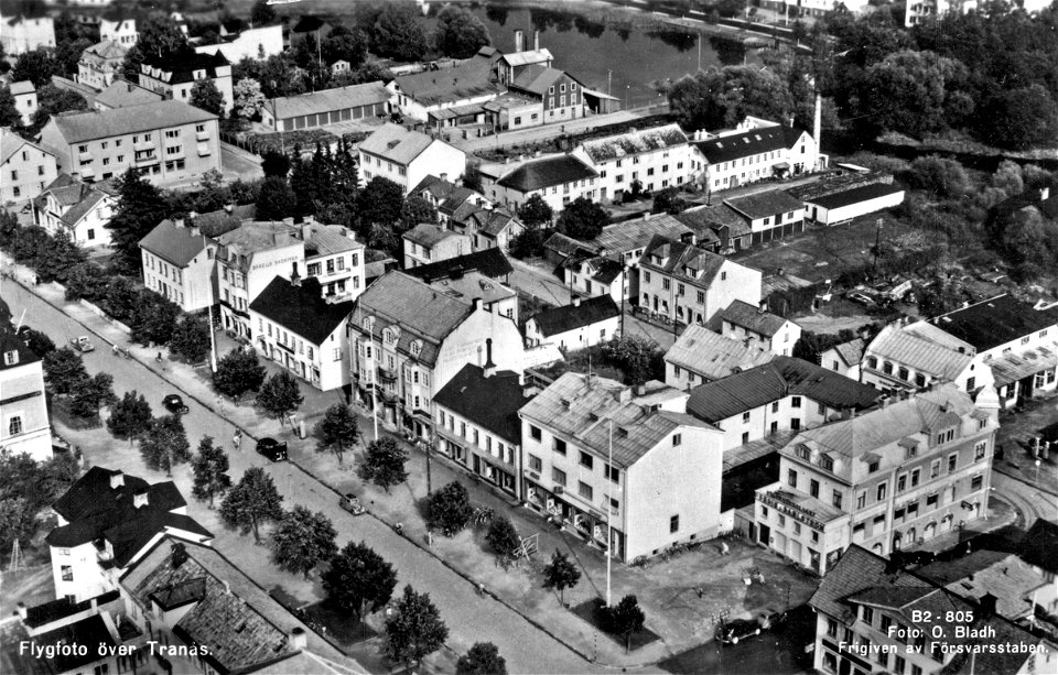 066 Flygbild över Tranås (Kvarteret Nordstjärnan mm)