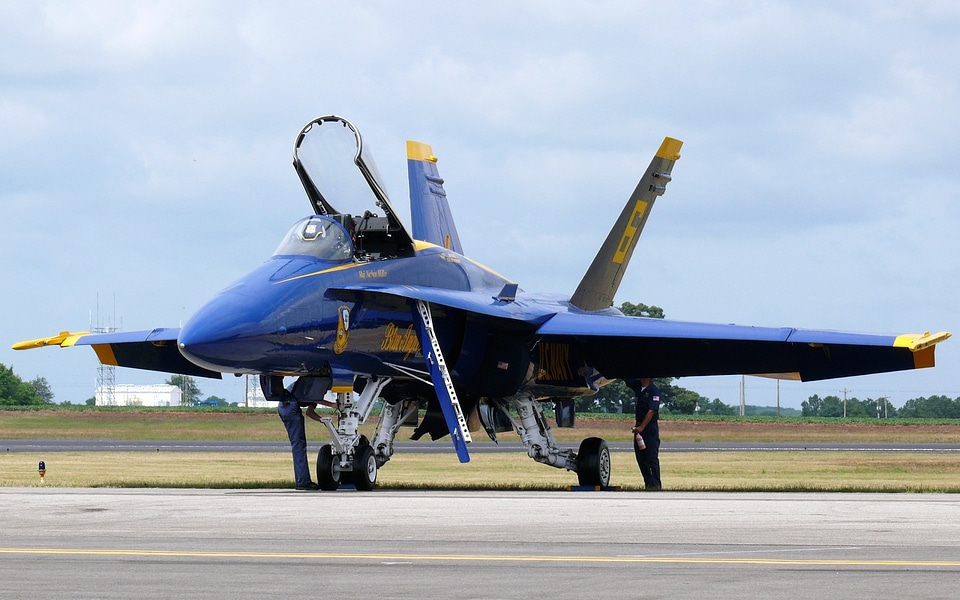 FA-18 Hornets of the Blue Angels