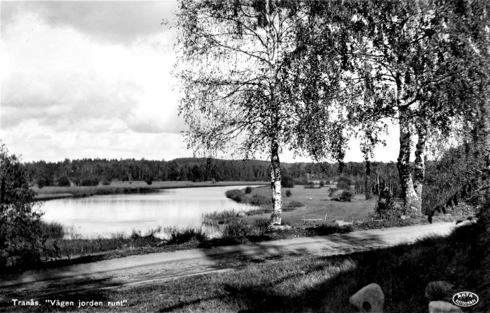 344 Tranås, Svartån  (Vägen jorden runt) 1944