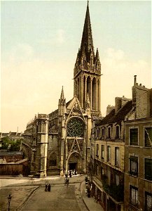 Caen.Église Saint-Pierre de Caen, vers 1890