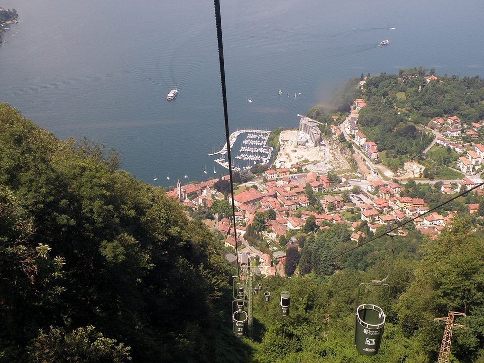 Funicular in Laveno, Italy