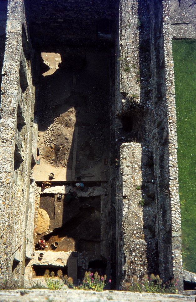 Portchester Castle, Hampshire, early 1970s