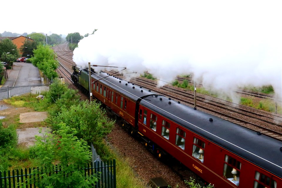60103 Flying Scotsman at Oakleigh Park with 'The White Rose'