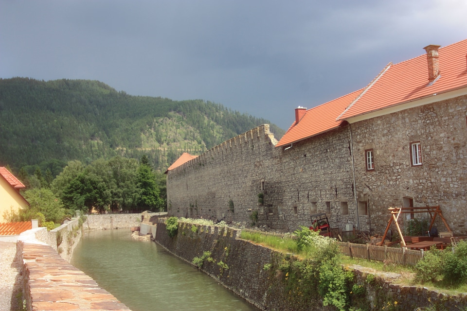 Moat in Friesach, Carinthia