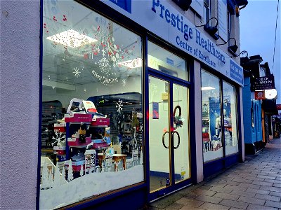 Prestige Healthcare, East Barnet, Christmas Window 2022 photo