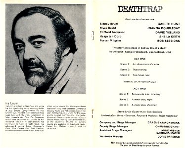 Deathtrap at the Garrick Theatre, 1980 photo