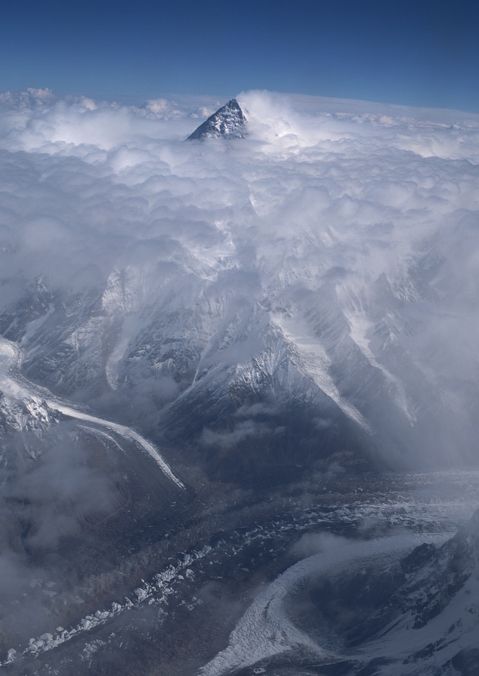 Beautiful snow-capped mountains