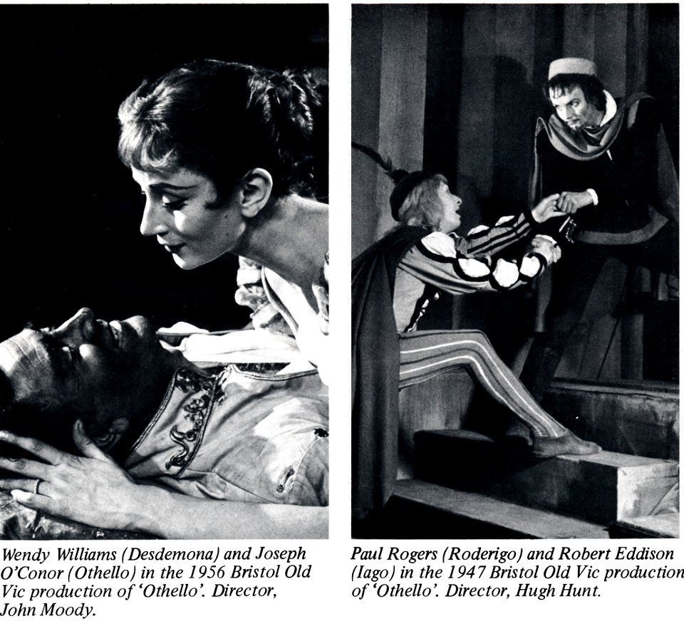 Retrospective Photographs in Bristol Old Vic Programme, 1974