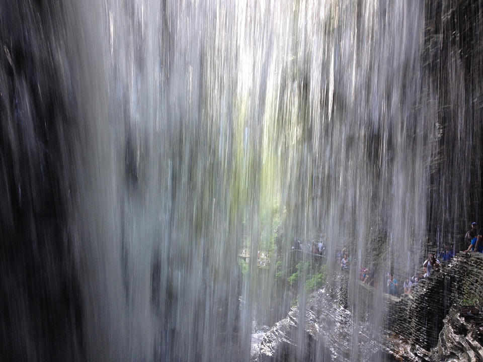 Gavern Cascade at Watkins Glen Park NY