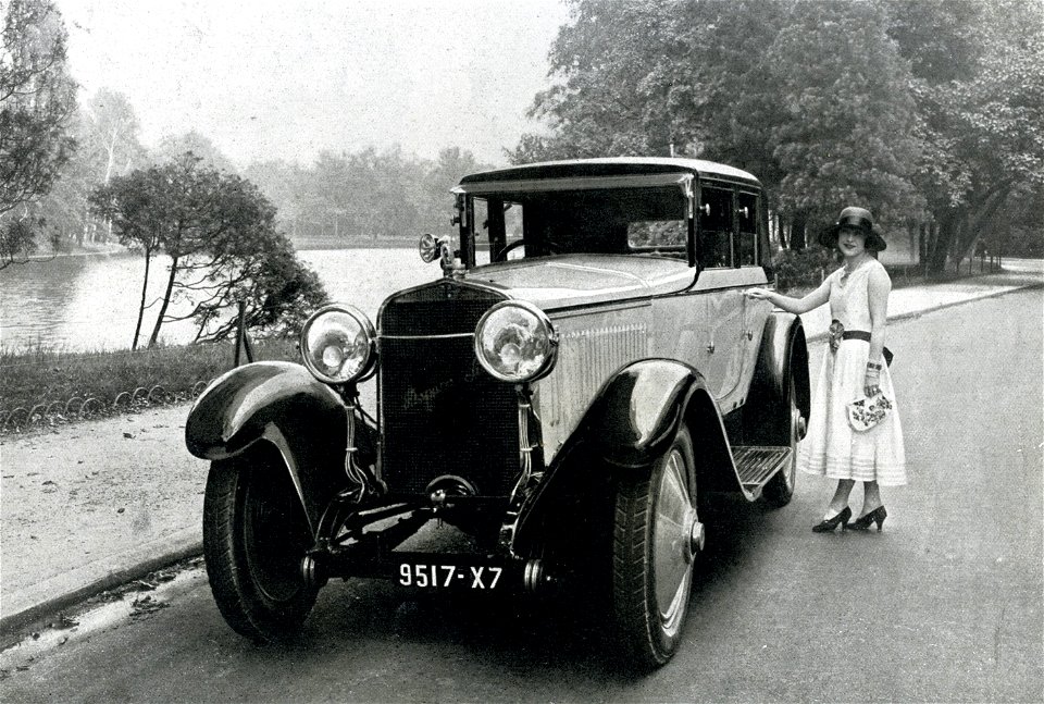 Automobile Hispano Suiza carrossée par Gallé en 1927