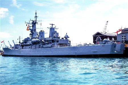 F39 HMS Naiad 1984 photo
