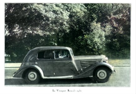 RENAULT Vivasport 1935 photo