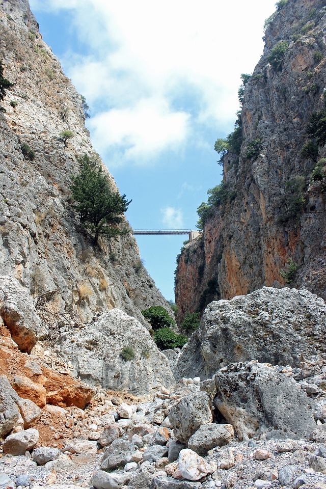 Aradena bridge Crete, Greece