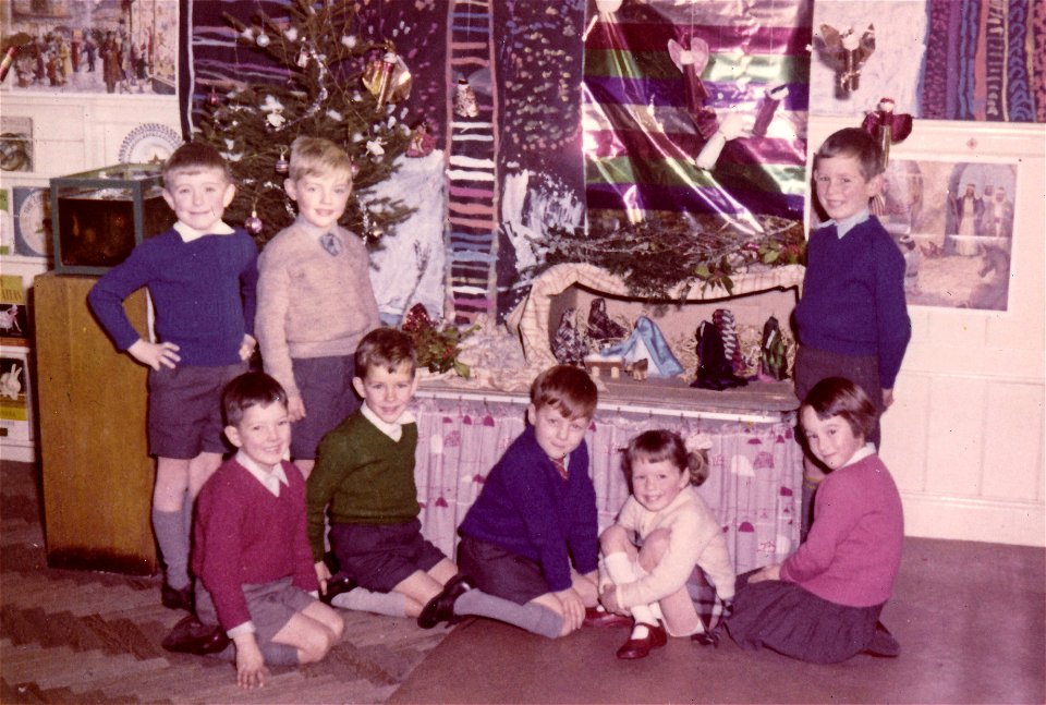 Fishponds College Infants School, Bristol. Christmas 1962