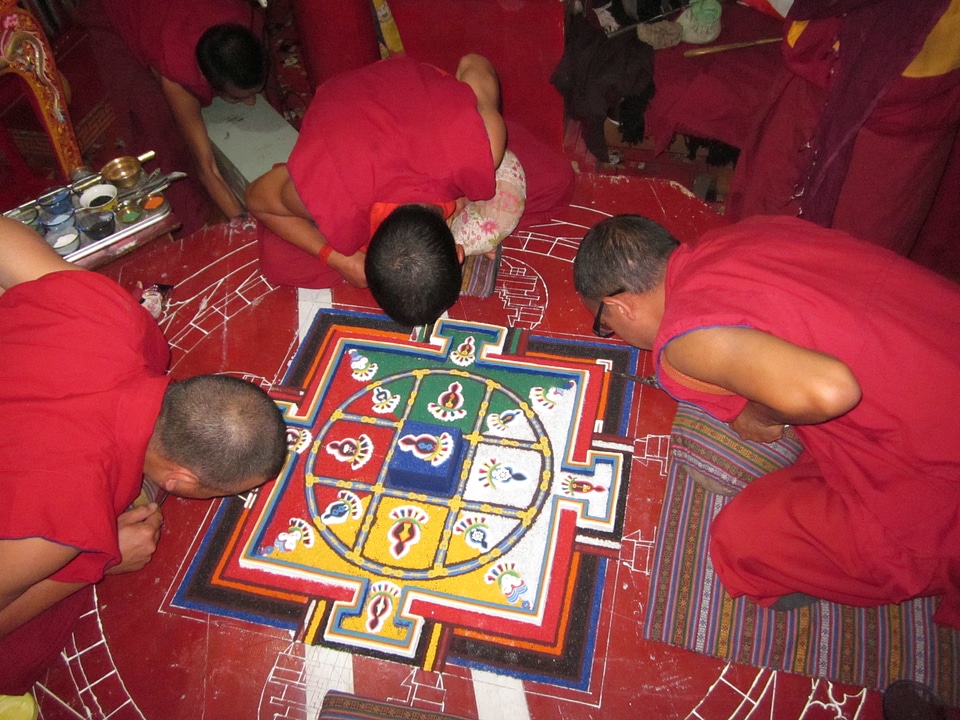 Monk painter artist