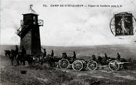 CAMP DE COETQUIDAN CIRCA 1914 photo