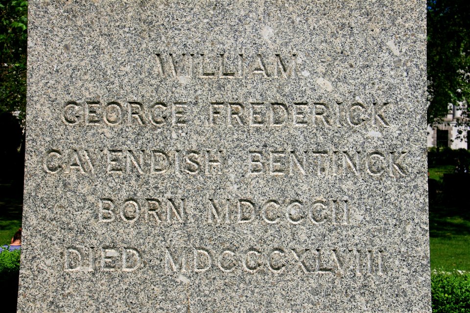 Lord George Bentinck Statue, Cavendish Square, London W1