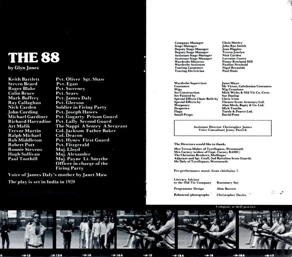The 88: Old Vic (London), December 1979