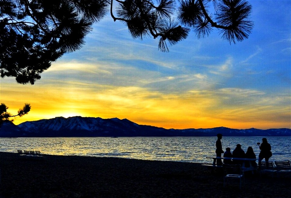 Evening  at Lake Tahoe