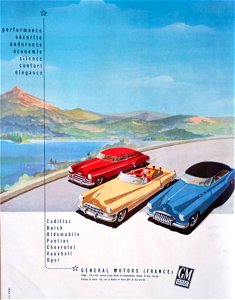 General Motors advertising France 30s photo