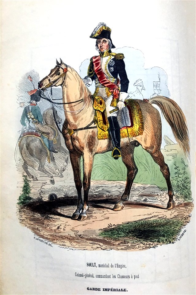 Uniformes et portraits militaires de la Garde Impériale de Napoléon