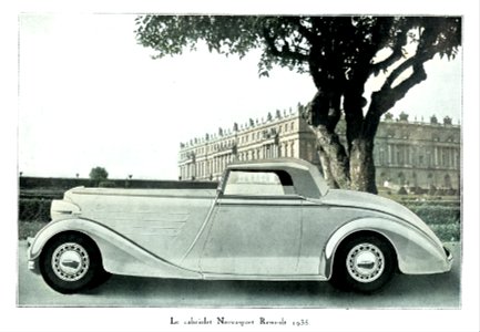 Cabriolet Nervasport Renault 1935 photo