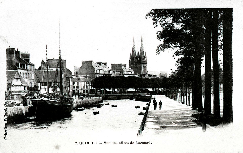 QUIMPER Carte postale ancienne