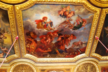 One of many ceiling panels