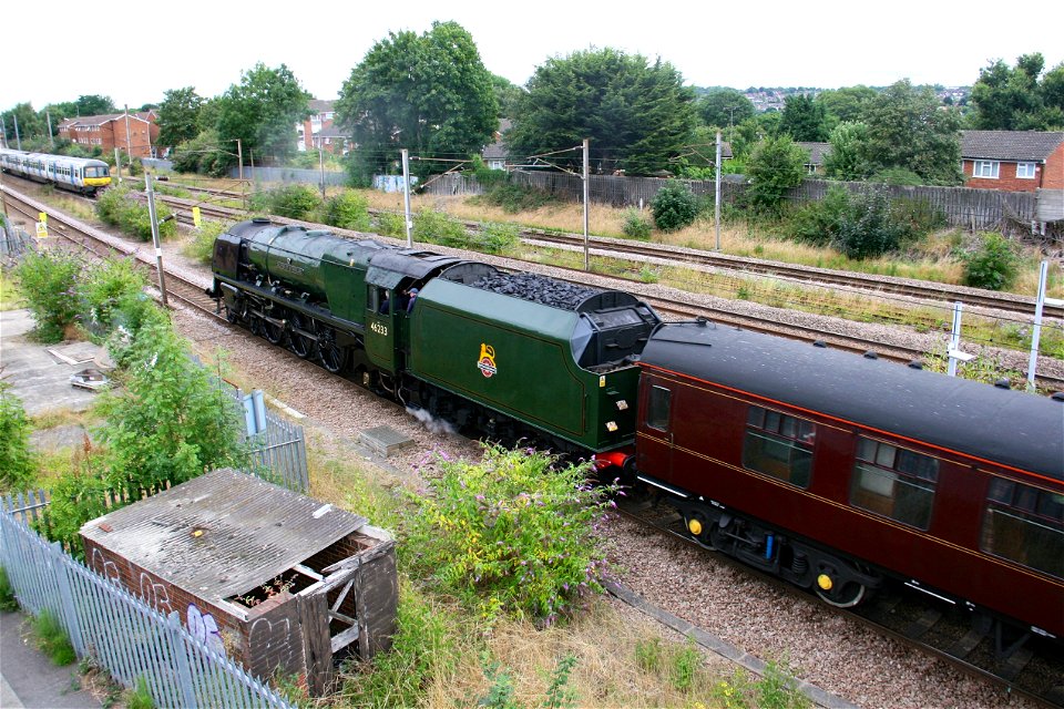 14 Aug 2016: Duchess of Sutherland on Cathedrals Express