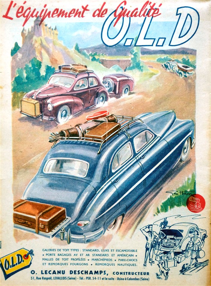 Publicité automobile 1930