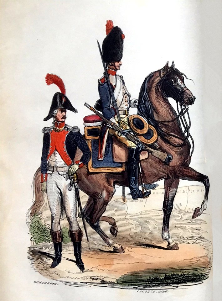 Uniformes et portraits militaires de la Garde Impériale de Napoléon