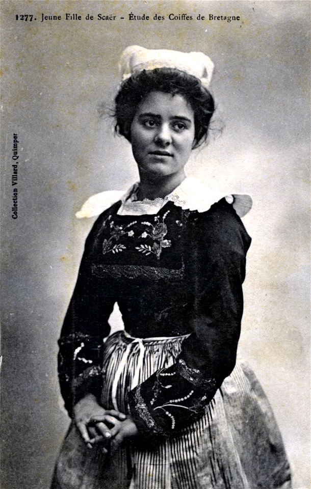 Coiffe Scaër vers 1900
