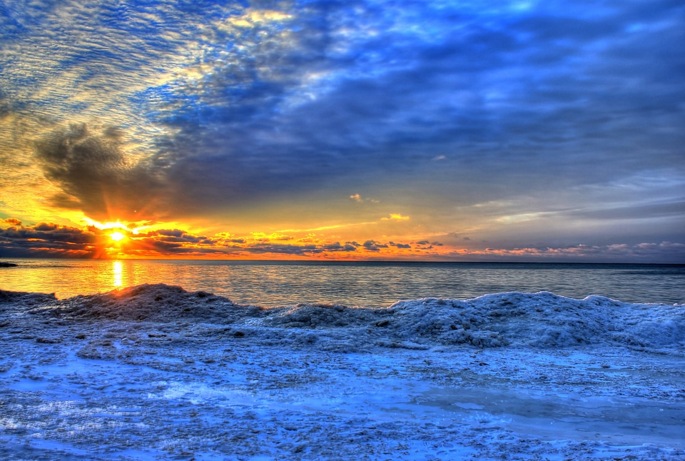 Landscape seascape ice