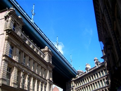Tyne Bridge approach photo