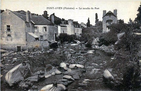 CPA Pont-Aven carte postale ancienne 1910