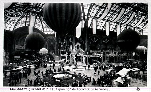 Salon de locomotion aérienne Grand Palais Paris 1909 photo