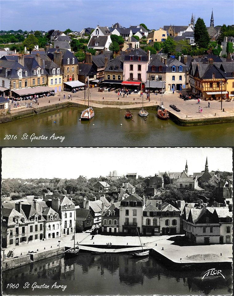 Port de Saint-Goustan Auray 1960-2016