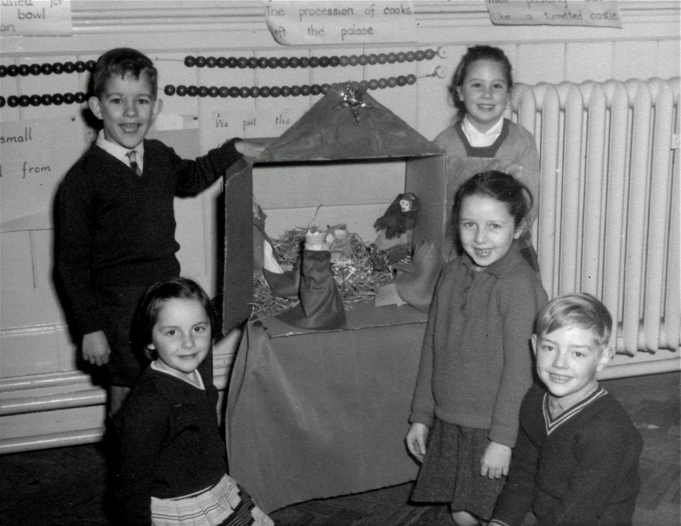 Fishponds College Infants School, Bristol. Christmas 1963