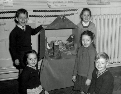 Fishponds College Infants School, Bristol. Christmas 1963