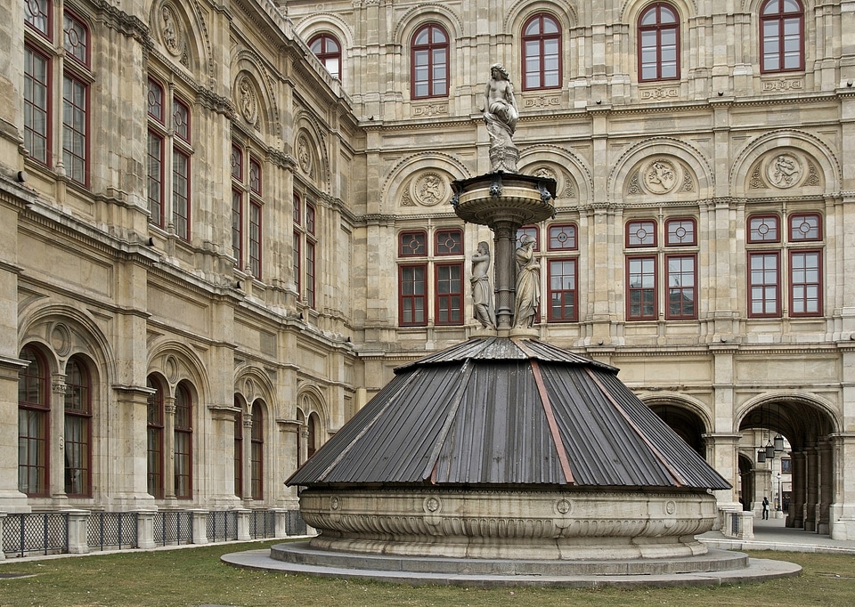 A fountain near the State Opera House