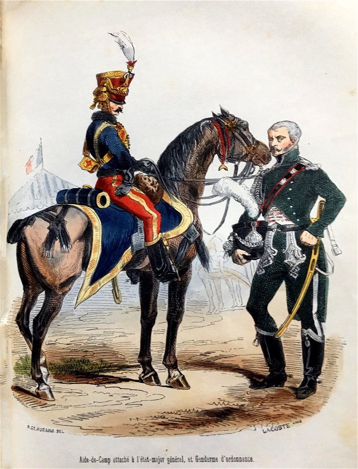 Uniformes et portraits militaires de la Garde Impériale de Napoléon