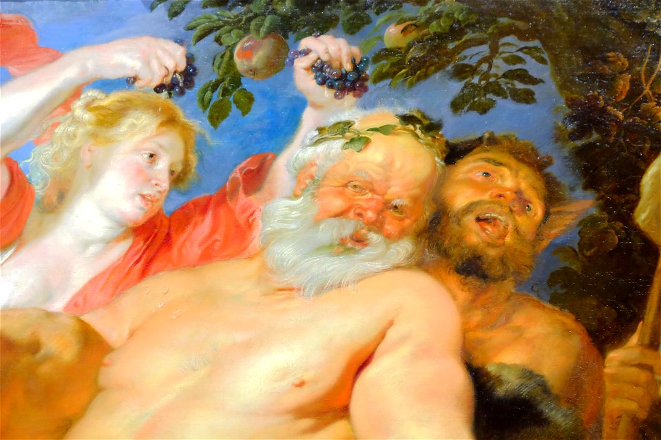 Anthony Van Dyck (1899-1641) Drunken Silenus supported by Satyrs, about 1620 photo