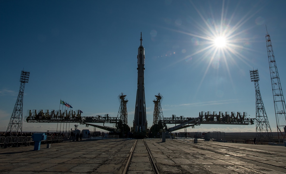 Soyuz Spacecraft Rolled Out For Launch