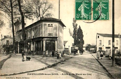 Pavillons-sous-Bois.Allée de la Mare-au-Coq