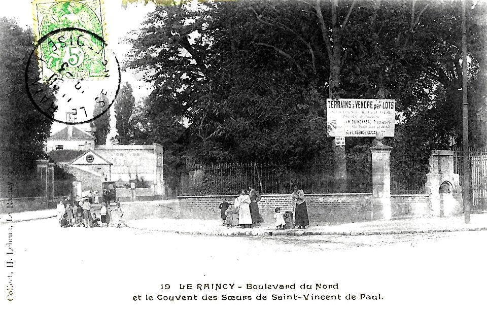 Le Raincy.Boulevard du Nord.Couvent des Soeurs de Saint-Vincent de Paul
