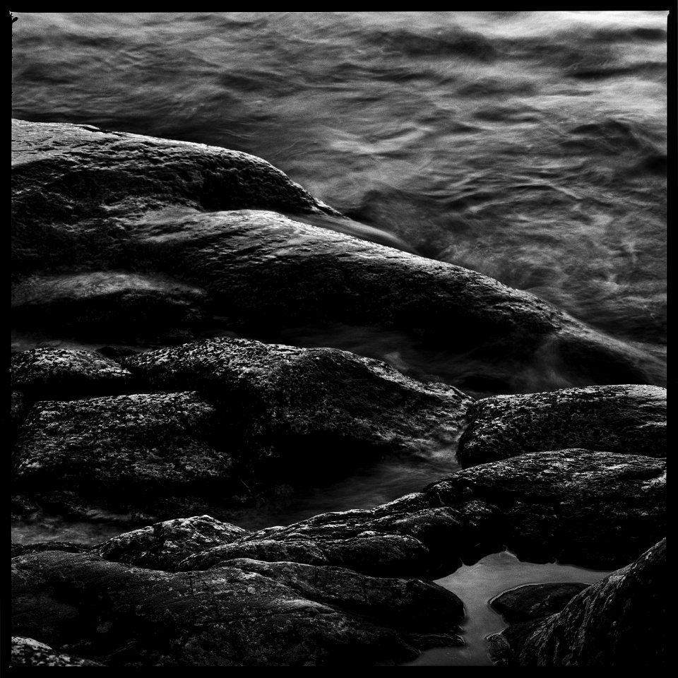 At the edge of land