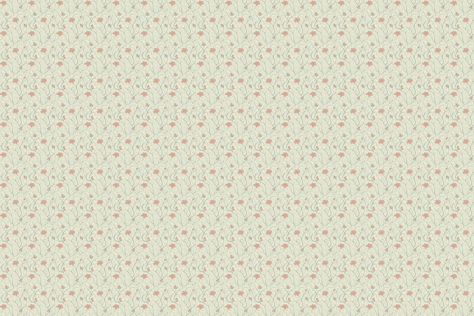 Seamless floral pattern with red flowers