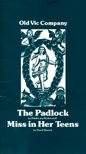 Padlock/Miss in Her Teens: Old Vic (London) Programme, November 1979