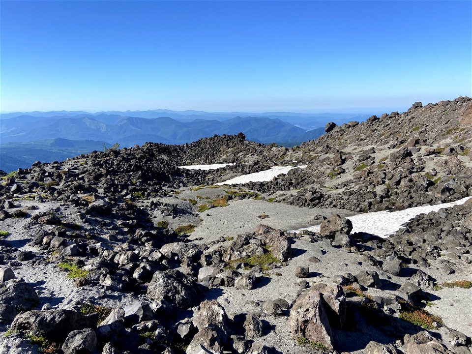 Boulder Field at Mt. St. Helens in WA